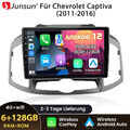 Carplay Für Chevrolet Captiva 2011-2016 Android 12.0 Autoradio GPS Navi  DAB+ BT