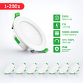 1-200x LED Einbaustrahler 68mm Dimmbar Panel Spot Leuchte Deckenleuchte Strahler