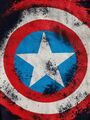 MARVEL Captain America Logo T-Shirt in navy/dunkelblau von Nastrovje Potsdam