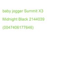 baby jogger Summit X3 Midnight Black 2144039 (0047406177646)