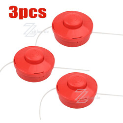 3X Profi Doppelfadenkopf Tippautomatik Spule / Fadenspule für Fuxtec Motorsense