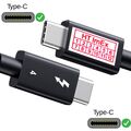 USB C Kabel 40Gbps 240W 5A für Lenovo ThinkPad Universal USB C Dock 40AY0090EU