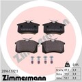 Zimmermann 20961.172.1 Bremsbelagsatz, Scheibenbremse für PEUGEOT SEAT SKODA VW