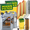 MANN INSPEKTIONSKIT+10L LIQUI MOLY 5W-30 ÖL passend für 4.2TDI AUDI Q7 4LB 326PS
