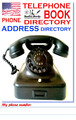 TELEPHONE PHONE BOOK ADDRESS DIRECTORY - Telefon - und Adressbuch | Taschenbuch