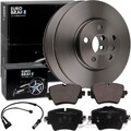 EuroBrake BREMSSCHEIBEN 307mm + BELÄGE VORNE passend für BMW 1er F40 2er F45 F46