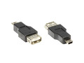 USB Adapter Typ A Kupplung Buchse auf Mini USB Stecker Typ Mini B 5Pin 5pol 5p