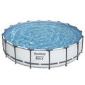 Steel Pro MAX™ Frame Pool Komplett-Set mit Filterpumpe Ø 549 x 122 cm, lichtg...