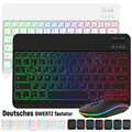QWERTZ Beleuchtet Tastatur Maus für Huawei Honor Pad X9 X8 Pro MatePad 11 SE T10