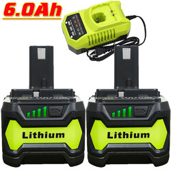2x 18V Original Akku 12Ah für RYOBI One Plus Lithium RB18L50 P108 P104 Batterie