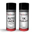 Autolack Spray VW - LA7W Reflexsilber + Klarlack 2x400ml Spraydose