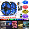 5m-20m 5050 SMD RGB+WW RGBW LED Stripe Leiste Streifen Band WiFi APP Controller