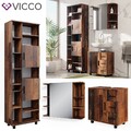 Badmöbelset Badezimmerschrank Badschrank Badezimmer Ilias old style modern Vicco