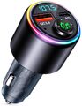 Bluetooth Adapter Auto Bluetooth 5.3 FM Transmitter mit Typ C PD 30W & QC3.0 ...