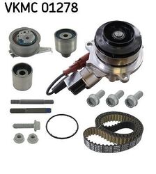 SKF Spannrollensatz mit Wasserpumpe (Synchrontrieb) AUDI, SEAT, SKODA, VW