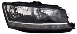 TYC HALOGEN LED HAUPTSCHEINWERFER RECHTS passend für SKODA FABIA | 20-19169-06-2
