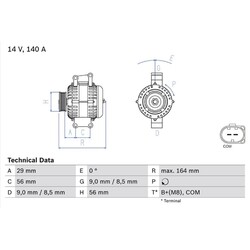 Bosch Lichtmaschine für Audi A4 A5 Q5