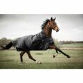 CATAGO Outdoordecke Justin für Pferde, 150g - schwarz - 165 cm Decke Pferdedecke