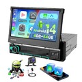 4+64G Apple Carplay Android 14 Autoradio GPS NAVI RDS FM WIFI BT 1DIN Kamera MIK