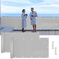 Balkonsichtschutz Pflegeleichtes Sichtschutz Balkonbespannung Balkonstof 6m PVC