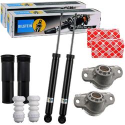 2x BILSTEIN B4 STOSSDÄMPFER + DOMLAGER HINTEN für VW PASSAT B6 B7 3C CC + SUPERBNUR für Kfz mit Sportfahrwerk / mit Staubschutzsatz