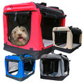 Hunde Transportbox faltbar deLuxe - 6 Größen, 3 Farben von Dogidogs - Hundebox