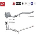 Rußpartikelfilter Dieselpartikelfilter DPF für AUDI SEAT SKODA VW -1.6TDI 2.0TDI