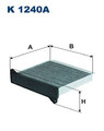FILTRON (K 1240A) Innenraumfilter, Pollenfilter, Mikrofilter für MITSUBISHI