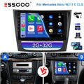 Android 13 Autoradio GPS Carplay +Kamera Für Mercedes Benz CLS E-Class W211 W219