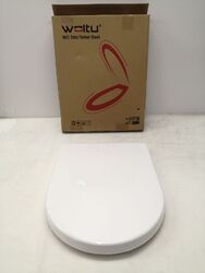 Woltu Toilettendeckel mit Kindersitz - Weiß (WS2931)