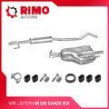 Opel Astra G CC 1.4 1.6 1998-2005 Auspuff Mittel+Endschalldämpfer Auspuffanlage