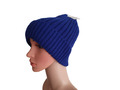 STRICKMÜTZE WINTERMÜTZE UNISEX BEANIE MÜTZE MIT PLÜSCH DICK GEFÜTTERT 30% WOLLE