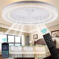 Moderne Smart-LED-Deckenleuchte Fan Deckenventilator Mit Lampe + Fernbedienung A