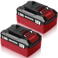 2Pack 18V 5,0Ah Li-Ion Akku Für Einhell Akku 18Volt Power X-Change PXCHSL1810