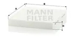 Innenraumfilter Partikelfilter CU 2351 MANN-FILTER für HONDA ROVER