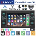 Für Ford Focus Fiesta C S Max Transit DAB+ Autoradio 64G Android 14 Carplay Navi