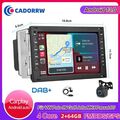 DAB+64GB Android 13 Autoradio Caplay GPS Für VW Polo 9N Golf Jetta MK4 Passat B5
