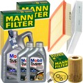 MANN INSPEKTIONSPAKET+7L MOBIL 5W-30 MOTORÖL passend für MERCEDES W176 CLA X156
