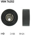 VKM 76202 SKF Spannrolle, Zahnriemen für SANTANA,SUBARU,SUZUKI