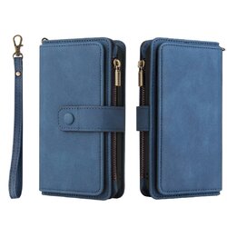 Multifunktion Handy Hülle SchutzTasche Leder Case Schutz Etui Klapp Wallet Cover
