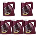5x 4 Liter Original MANNOL Automatikgetriebeöl ATF AG52 Automatic Special