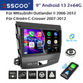 Für Citroën C-Crosser 2007-2012 2+64G GPS NavI SWC Android 13 Autoradio Carplay