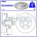 2x Delphi Bremsscheibe hinten u.a. für Renault | BG9268RSC