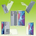 Für Samsung Galaxy S22 Ultra Silikon Schutz Transparent Handy Tasche Etuis Hülle