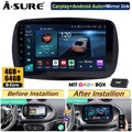 DAB+ 4+64G Android 14 Autoradio RDS Carplay Navi BT für Smart Fortwo Forfour 453