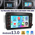 Android 13 CarPlay Autoradio für Mercedes Benz C/CLK/G Klasse W203 W209 DSP DAB+