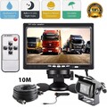RÜCKFAHRSYSTEM Mit Monitor Rückfahrkamera + 7 Zoll Farbmonitor LKW 10M 4Pin DE