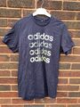 Adidas T-Shirt Herren klein schwarz Druck klassisches T-Shirt Sportbekleidung Sport Top