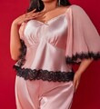 Süßes Negligee/Schlafanzug/Nachthemd im Vintage Stil 4 xl (46/48)