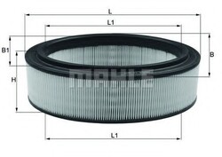 Luftfilter MAHLE ORIGINAL LX 2844 für RENAULT CLIO II (BB0/1/2, CB0/1/2)